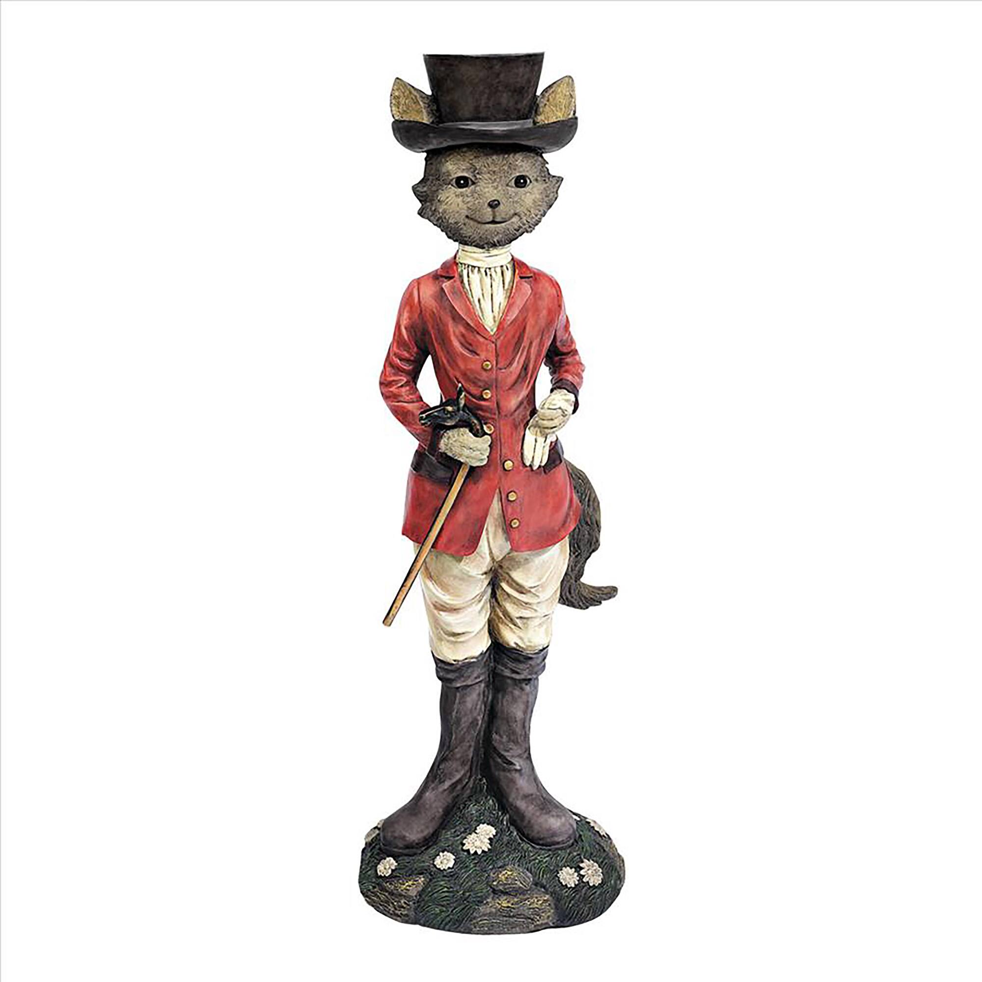 Design Toscano 26.5" Tally-Ho Equestrian Fox Hunt Statue